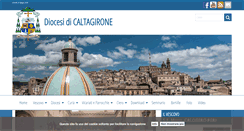 Desktop Screenshot of diocesidicaltagirone.it