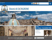Tablet Screenshot of diocesidicaltagirone.it